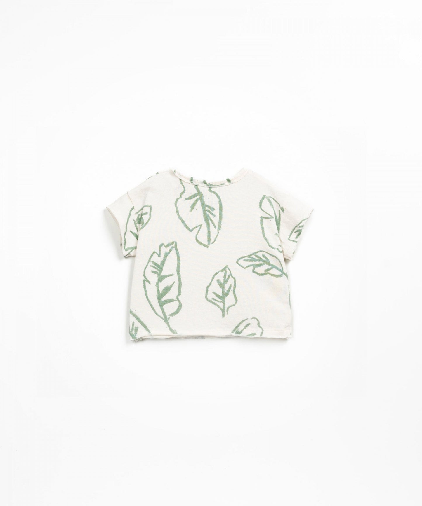 T-shirt con stampa foglie