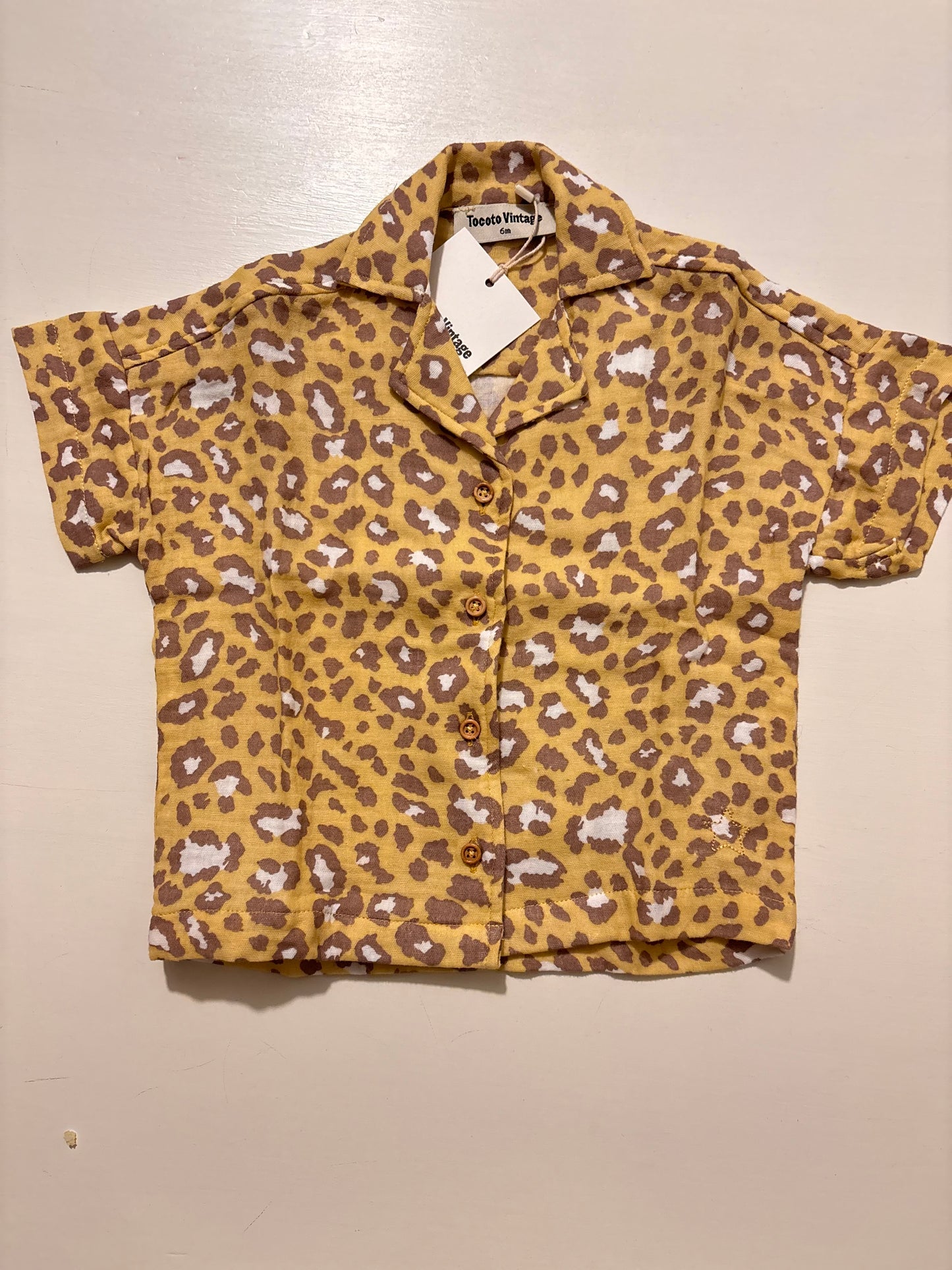 CAMICIA LEO GIALLO