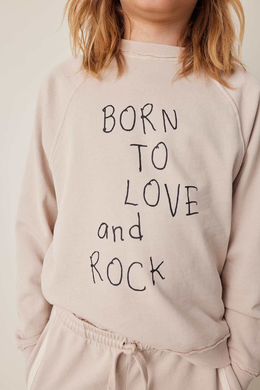FELPA "BORN TO LOVE AND ROCK"