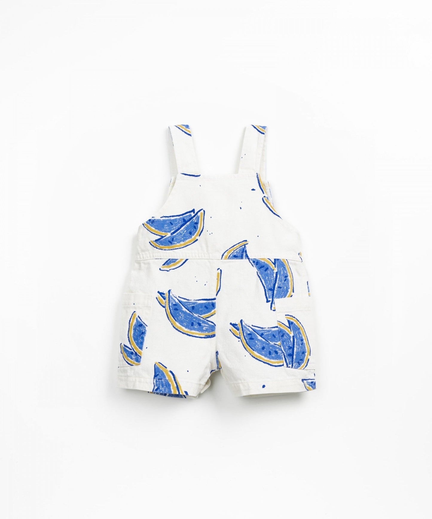 Salopette corta in twill