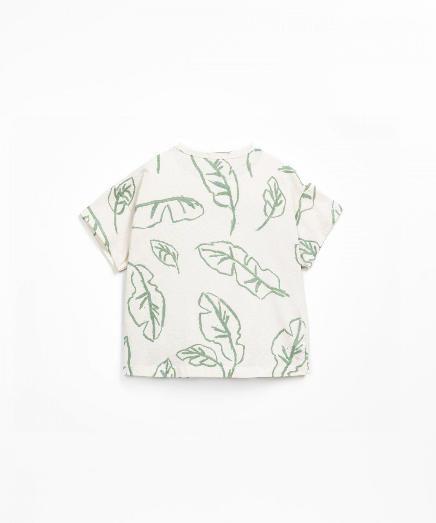 T-shirt con stampa foglie