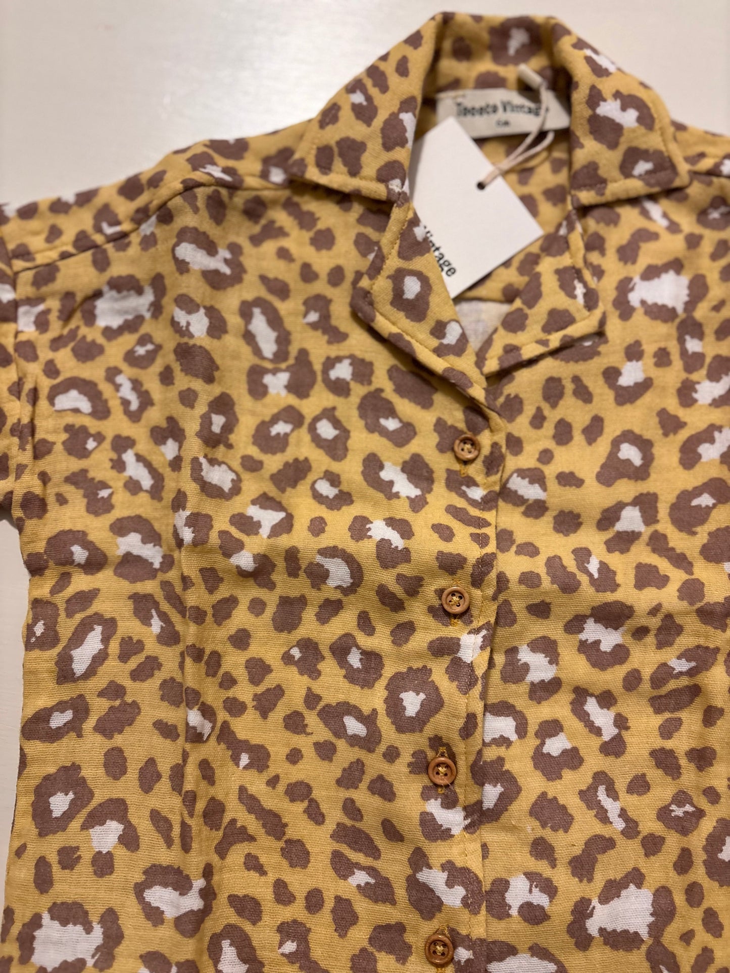CAMICIA LEO GIALLO