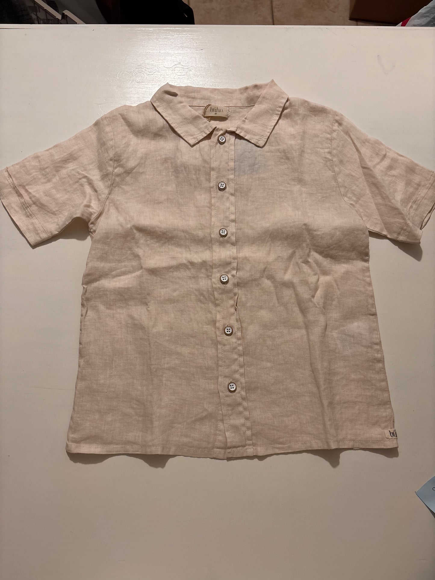 CAMICIA MC LINO